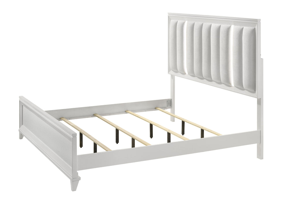 Cressida - Bed With Slats – Upholstered Beds by Crown Mark at Furniture Wholesale Plus , Nashville furniture store