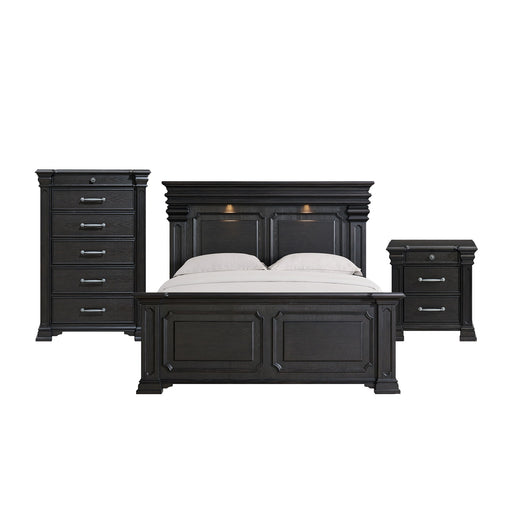 Kings Court - Bedroom Set – 3 Piece Bedroom Sets by Elements International at Furniture Wholesale Plus , Nashville furniture store