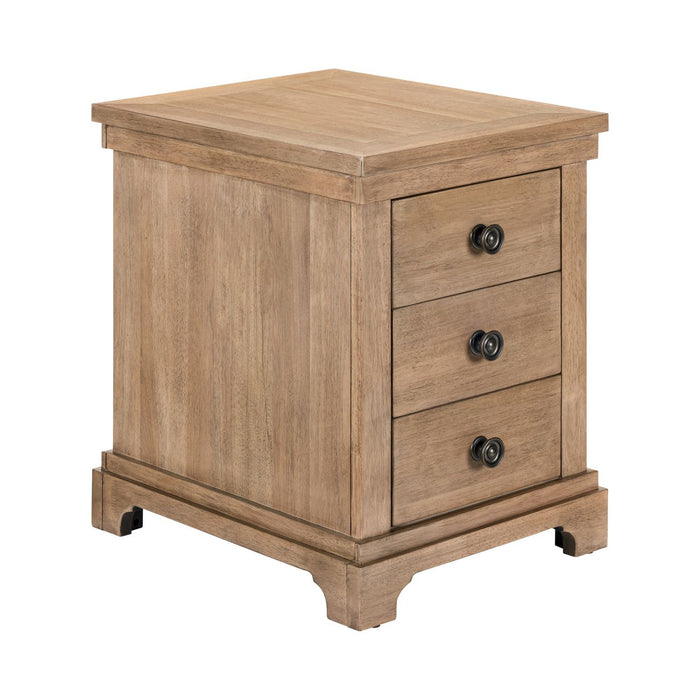 Haven Hills - Chairside Table - Camel Beige – Chair Side Tables by Liberty Furniture at Furniture Wholesale Plus , Nashville furniture store