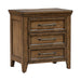 Carolina Park - Nightstand With Charging Station - Amber Brown – Nightstands w/ Charging Stations by Liberty Furniture at Furniture Wholesale Plus , Nashville furniture store