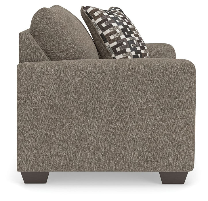 Triston-Peaks - Chair And A Half - Suede – Arm Chairs by Benchcraft® at Furniture Wholesale Plus , Nashville furniture store