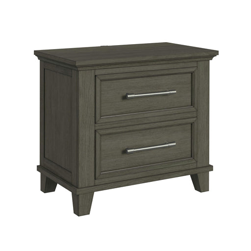 Canterbury - 2-Drawer Nightstand With USB – Nightstands w/ Charging Stations by Elements International at Furniture Wholesale Plus , Nashville furniture store