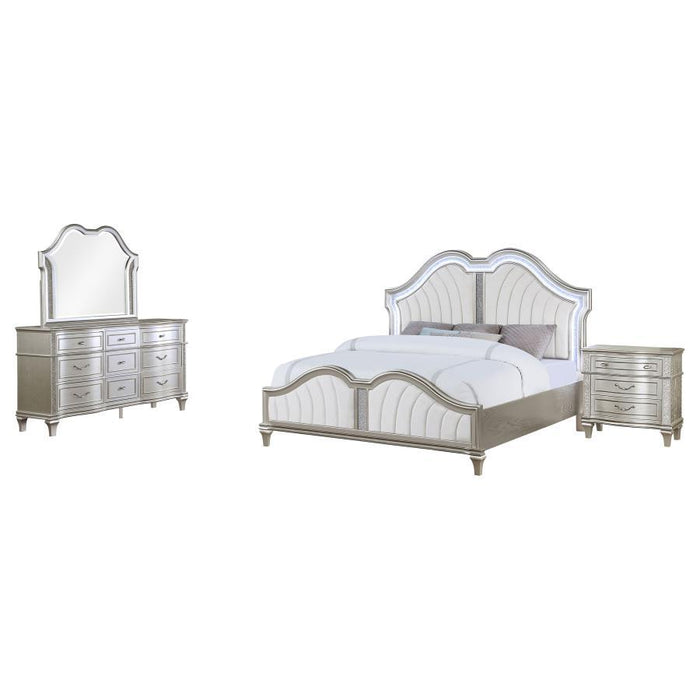 Evangeline - Bedroom Set – 4 Piece Bedroom Sets by CoasterElevations at Furniture Wholesale Plus , Nashville furniture store