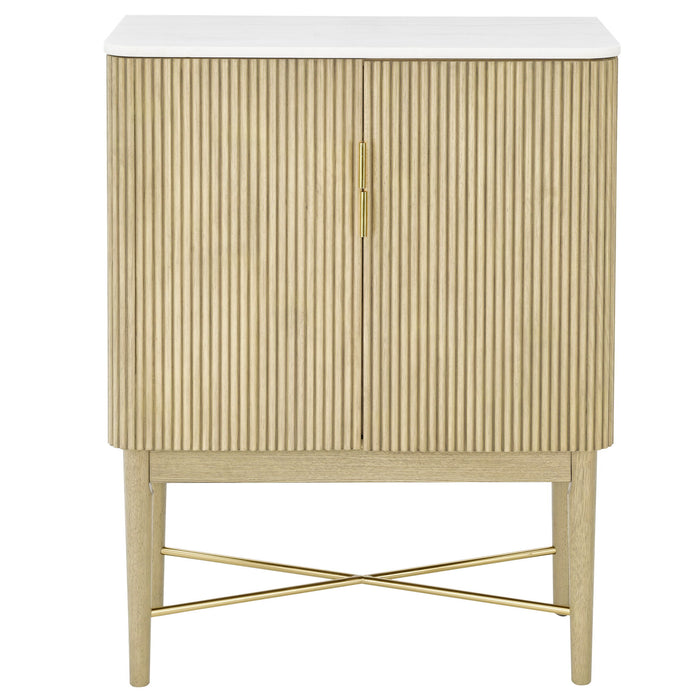 Vida - Marble Top Wine Cabinet – Wine Cabinets by Steve Silver Furniture at Furniture Wholesale Plus , Nashville furniture store