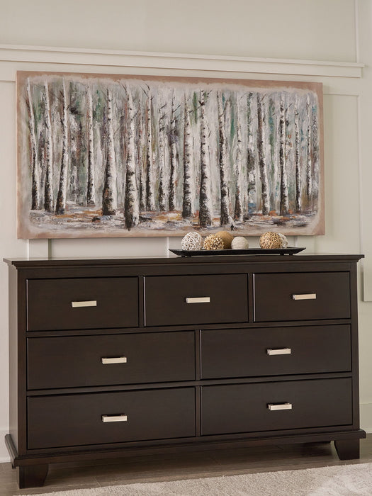 Covetown - Dresser - Dark Brown – Dressers by Signature Design by Ashley® at Furniture Wholesale Plus , Nashville furniture store