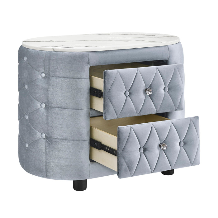 Natalia - Nightstand - Premium Accent Nightstands from Crown Mark - Just $229! Shop now at Furniture Wholesale Plus  We are the best furniture store in Nashville, Hendersonville, Goodlettsville, Madison, Antioch, Mount Juliet, Lebanon, Gallatin, Springfield, Murfreesboro, Franklin, Brentwood
