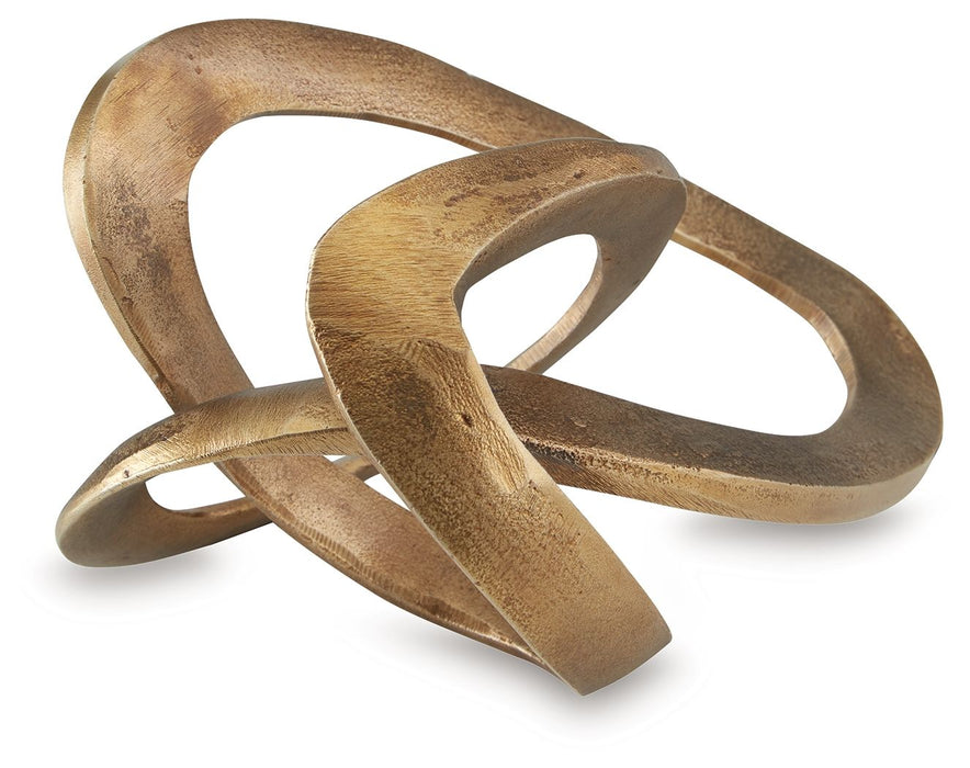 Dunnruck - Sculpture - Antique Brass Finish – Sculptures & Figurines by Signature Design by Ashley® at Furniture Wholesale Plus , Nashville furniture store