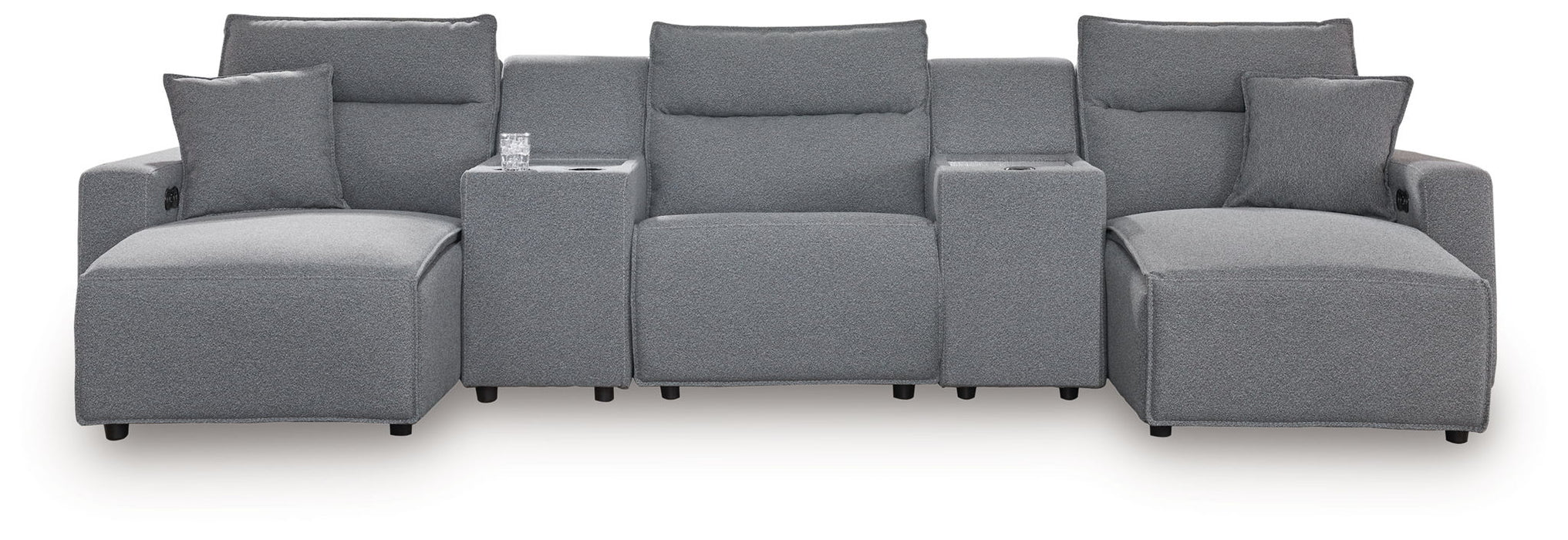 ModMax II - Salt And Pepper - Reclining Sectional – Reclining Sectionals by Signature Design by Ashley® at Furniture Wholesale Plus , Nashville furniture store