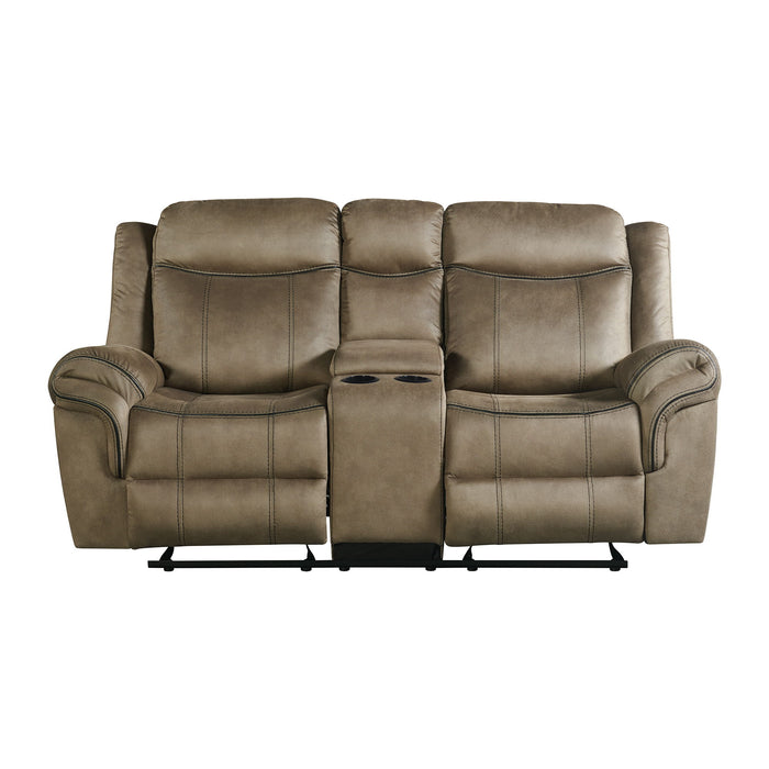 Sorrento - Motion Loveseat With Console – Reclining Loveseats by Elements International at Furniture Wholesale Plus , Nashville furniture store