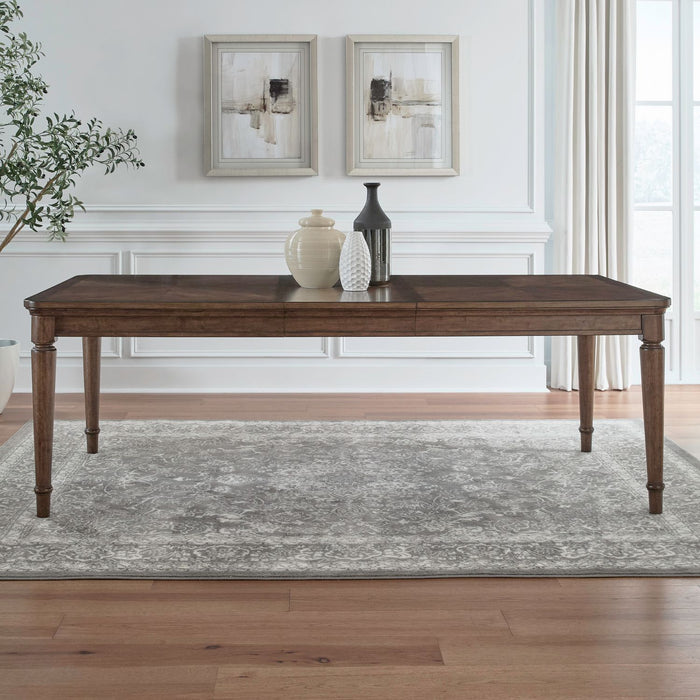 Harrison Heights - Rectangular Leg Table - Sienna – Dining Tables with Extensions by Liberty Furniture at Furniture Wholesale Plus , Nashville furniture store