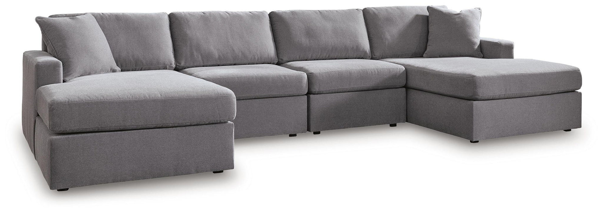 Modmax - U-Shaped Sectional - Granite – Stationary Sectionals by Signature Design by Ashley® at Furniture Wholesale Plus , Nashville furniture store