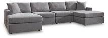 Modmax - U-Shaped Sectional - Granite – Stationary Sectionals by Signature Design by Ashley® at Furniture Wholesale Plus , Nashville furniture store