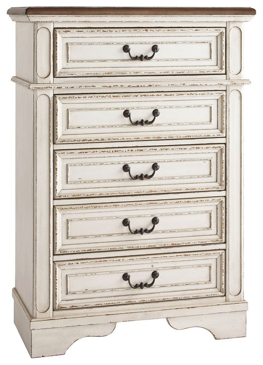 Realyn - Chest - Chipped White – Accent Chests by Signature Design by Ashley® at Furniture Wholesale Plus , Nashville furniture store