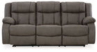 First Base - Reclining Sofa - Gunmetal – Reclining Sofas by Signature Design by Ashley® at Furniture Wholesale Plus , Nashville furniture store