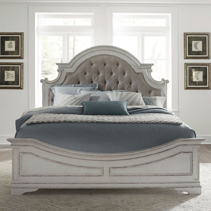 Magnolia Manor - Upholstered Bedroom Set – 3 Piece Bedroom Sets by Liberty Furniture at Furniture Wholesale Plus , Nashville furniture store