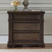 Providence Park - Nightstand With Charging Station - Chateau Brown – Nightstands w/ Charging Stations by Liberty Furniture at Furniture Wholesale Plus , Nashville furniture store