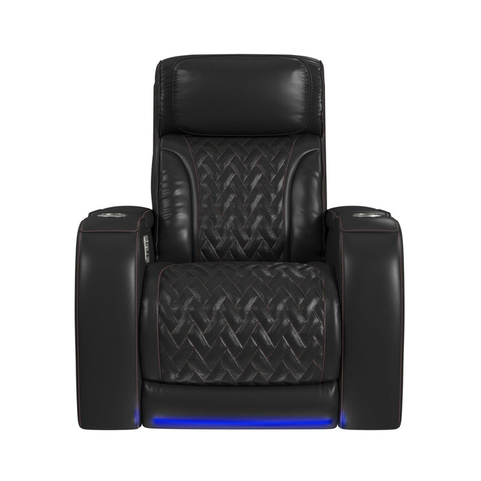 Prime Time - P3 Recliner With LED And Wireless Charger Pocket – Reclining Chairs by Elements International at Furniture Wholesale Plus , Nashville furniture store