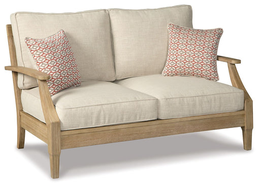 Clare View - Beige - Loveseat w/Cushion - Premium Loveseats from Signature Design by Ashley® - Just $798! Shop now at Furniture Wholesale Plus  We are the best furniture store in Nashville, Hendersonville, Goodlettsville, Madison, Antioch, Mount Juliet, Lebanon, Gallatin, Springfield, Murfreesboro, Franklin, Brentwood