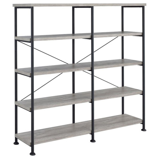 Analiese - 4-Shelf Double Bookshelf - Premium Standard Bookcases from CoasterEveryday - Just $309! Shop now at Furniture Wholesale Plus  We are the best furniture store in Nashville, Hendersonville, Goodlettsville, Madison, Antioch, Mount Juliet, Lebanon, Gallatin, Springfield, Murfreesboro, Franklin, Brentwood