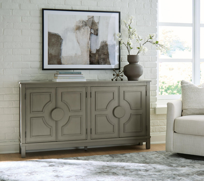 Darlock - Accent Cabinet - Warm Gray – Accent Cabinets by Signature Design by Ashley® at Furniture Wholesale Plus , Nashville furniture store