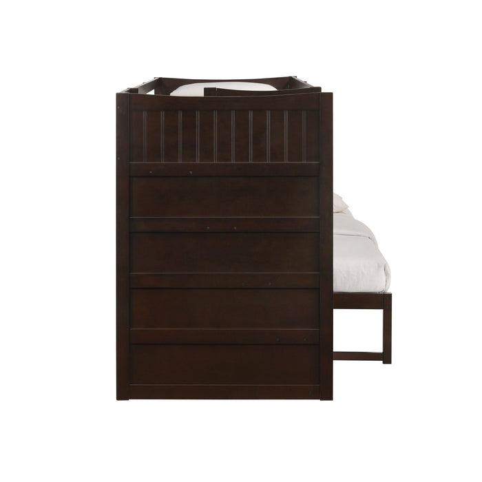 Sami - Step Bunk With Left Headboard – Bunk Beds by Elements International at Furniture Wholesale Plus , Nashville furniture store