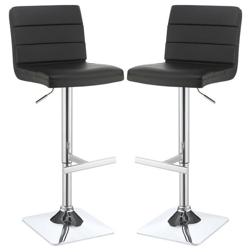 Bianca - Square Upholstered Adjustable Bar Stools (Set of 2) - Premium Stool Sets from CoasterEveryday - Just $289! Shop now at Furniture Wholesale Plus  We are the best furniture store in Nashville, Hendersonville, Goodlettsville, Madison, Antioch, Mount Juliet, Lebanon, Gallatin, Springfield, Murfreesboro, Franklin, Brentwood
