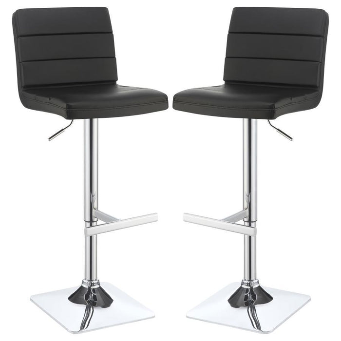 Bianca - Square Upholstered Adjustable Bar Stools (Set of 2) - Premium Stool Sets from CoasterEveryday - Just $289! Shop now at Furniture Wholesale Plus  We are the best furniture store in Nashville, Hendersonville, Goodlettsville, Madison, Antioch, Mount Juliet, Lebanon, Gallatin, Springfield, Murfreesboro, Franklin, Brentwood