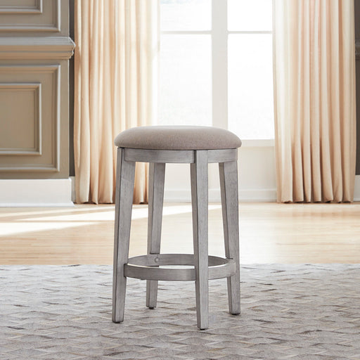 Ocean Isle - Upholstered Console Stool – Counter Height (24"-27") by Liberty Furniture at Furniture Wholesale Plus , Nashville furniture store