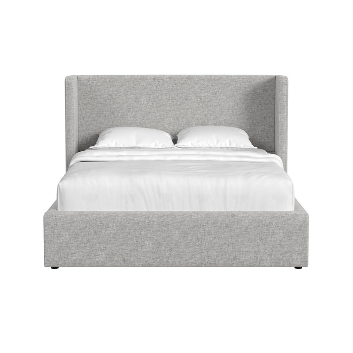 Angeline - Complete Queen Non-Storage Bed - Gray Fabric – Upholstered Beds by Elements International at Furniture Wholesale Plus , Nashville furniture store