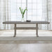 Hallendale - Trestle Table - Gravel Wash – Dining Tables by Liberty Furniture at Furniture Wholesale Plus , Nashville furniture store