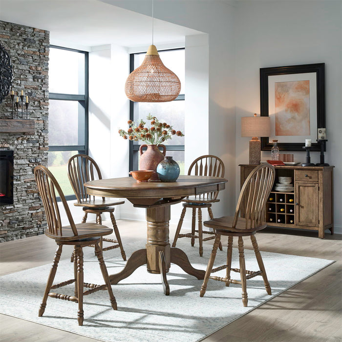 Carolina Crossing - Gathering Table Set – 5 Piece Dining Room Sets by Liberty Furniture at Furniture Wholesale Plus , Nashville furniture store