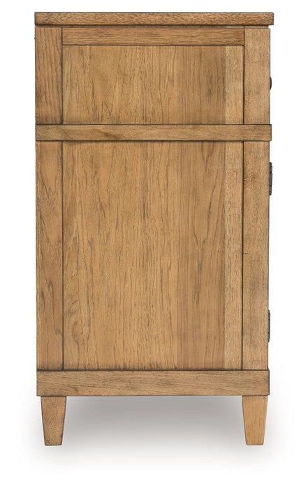 Sharlance - XL TV Stand With Fireplace Option - Light Brown – TV Stands by Signature Design by Ashley® at Furniture Wholesale Plus , Nashville furniture store