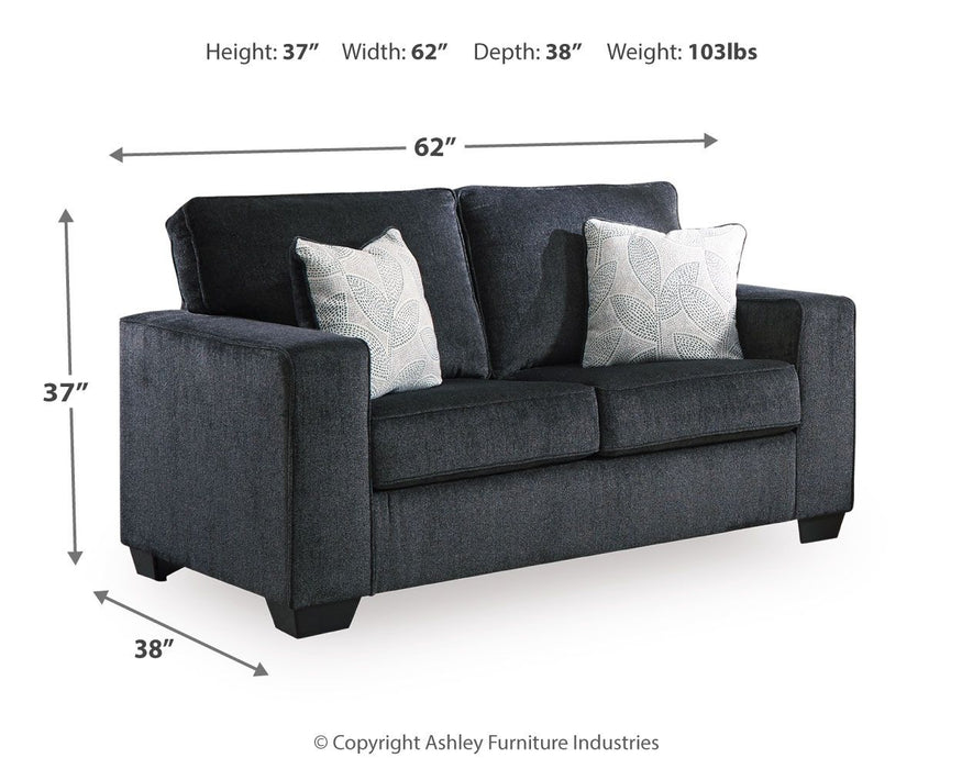 Altari - Stationary Loveseat – Stationary Loveseats by Signature Design by Ashley® at Furniture Wholesale Plus , Nashville furniture store