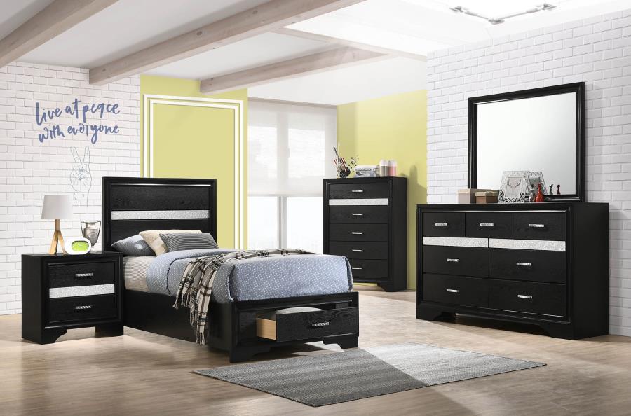 Miranda - Storage Bedroom Set – 4 Piece Bedroom Sets by CoasterEveryday at Furniture Wholesale Plus , Nashville furniture store