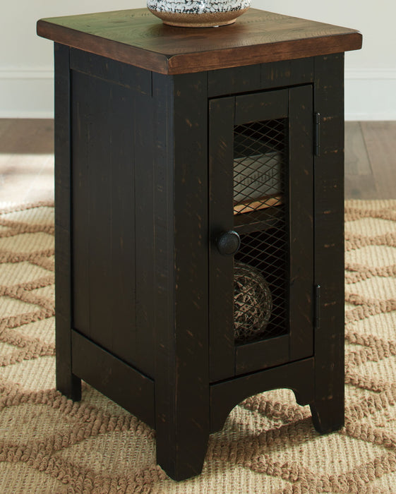Valebeck - Chair Side End Table - Black / Brown – Chair Side Tables by Signature Design by Ashley® at Furniture Wholesale Plus , Nashville furniture store