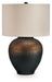 Newgerhard - Metal Table Lamp - Brown / Black – Table Lamps by Signature Design by Ashley® at Furniture Wholesale Plus , Nashville furniture store