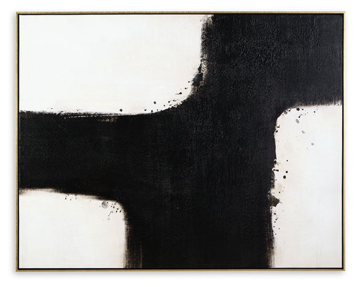 Reighlea - Wall Art - Black / White – Canvas Art by Signature Design by Ashley® at Furniture Wholesale Plus , Nashville furniture store