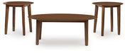 Gordonay - Occasional Table Set (Set of 3) - Brown – Table Sets by Signature Design by Ashley® at Furniture Wholesale Plus , Nashville furniture store