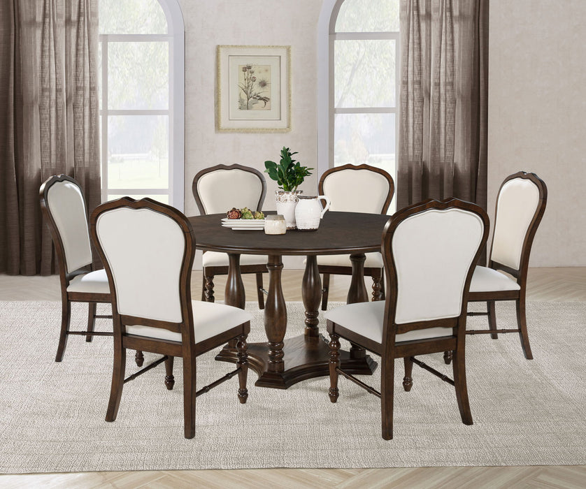 Landon - Round Dining Table Set – 5 Piece Dining Room Sets by Coaster Fine Furniture at Furniture Wholesale Plus , Nashville furniture store