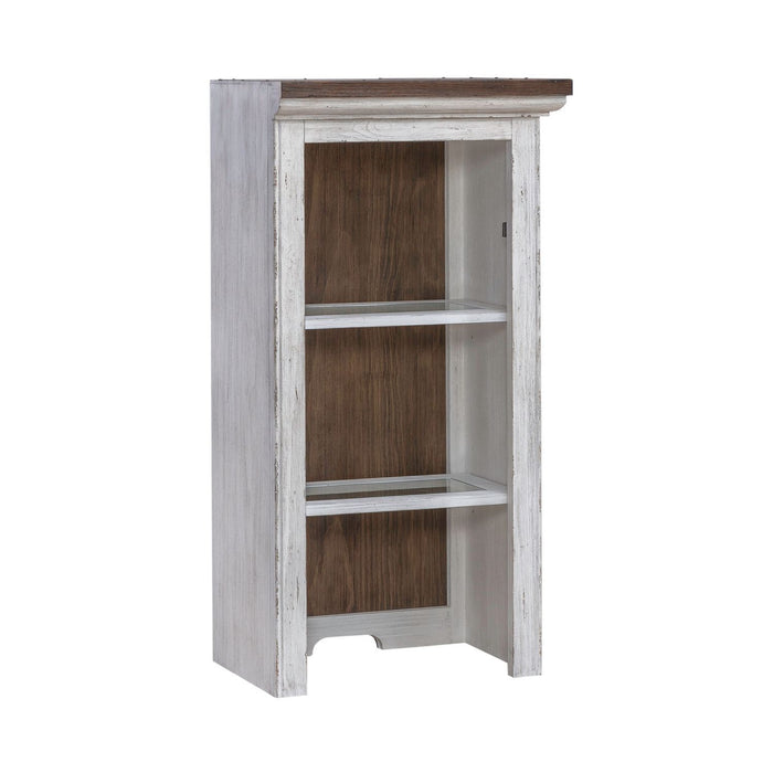 River Place - Right Pier Top - Riverstone White & Tobacco – Piers by Liberty Furniture at Furniture Wholesale Plus , Nashville furniture store