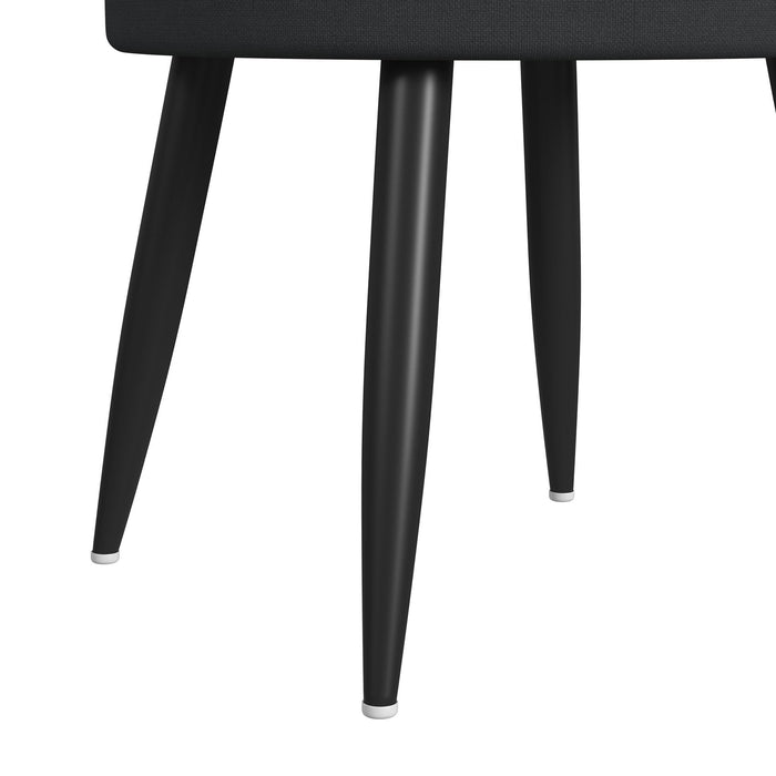 Halo - Round Smart End Table - Black – End Tables by Elements International at Furniture Wholesale Plus , Nashville furniture store