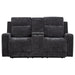 Kennett - Chenille Upholstered Power Reclining Loveseat – Reclining Loveseats by Coaster Fine Furniture at Furniture Wholesale Plus , Nashville furniture store