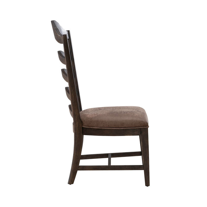 Paradise Valley - Upholstered Ladder Back Chair (RTA) – Arm Chairs by Liberty Furniture at Furniture Wholesale Plus , Nashville furniture store