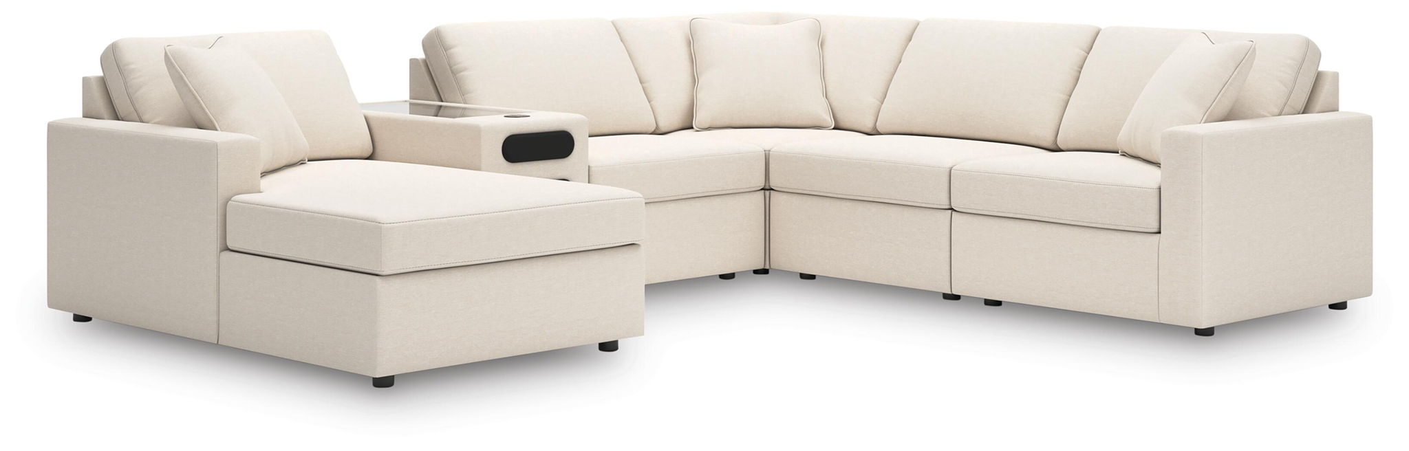 Modmax - Sectional - Oyster – Stationary Sectionals by Signature Design by Ashley® at Furniture Wholesale Plus , Nashville furniture store