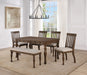 Joanna - Dining Set - Premium 6 Piece Dining Room Sets from Steve Silver Furniture - Just $969! Shop now at Furniture Wholesale Plus  We are the best furniture store in Nashville, Hendersonville, Goodlettsville, Madison, Antioch, Mount Juliet, Lebanon, Gallatin, Springfield, Murfreesboro, Franklin, Brentwood