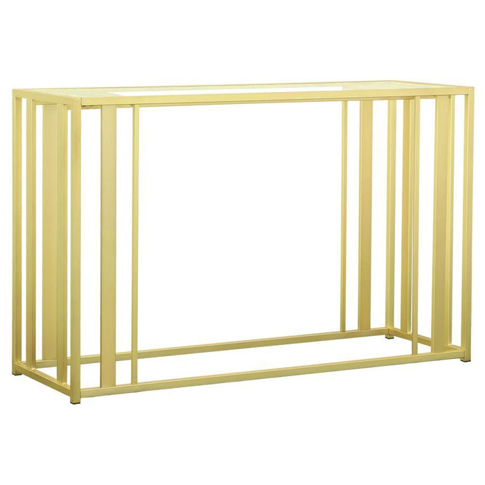 Adri - Glass Top Entryway Sofa Console Table – Console Tables by Coaster Fine Furniture at Furniture Wholesale Plus , Nashville furniture store