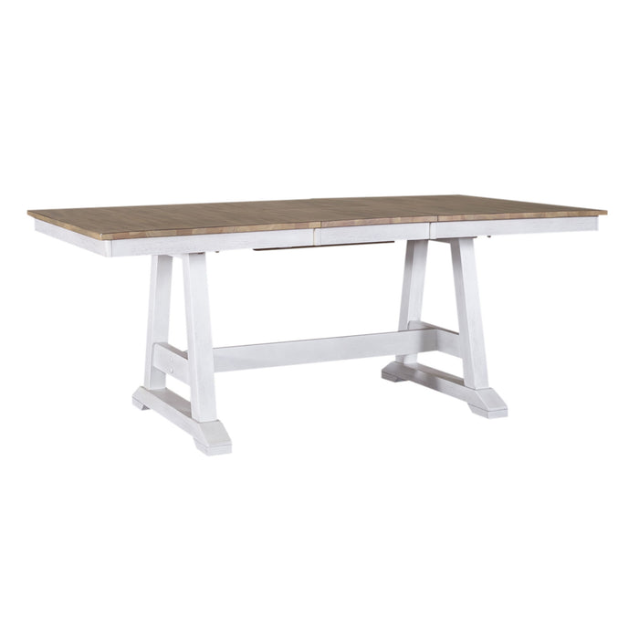 Lindsey Farm - Trestle Table Set – 5 Piece Dining Room Sets by Liberty Furniture at Furniture Wholesale Plus , Nashville furniture store