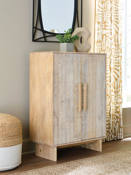 Dallinbury - Accent Cabinet - Natural / White Wash – Accent Cabinets by Signature Design by Ashley® at Furniture Wholesale Plus , Nashville furniture store
