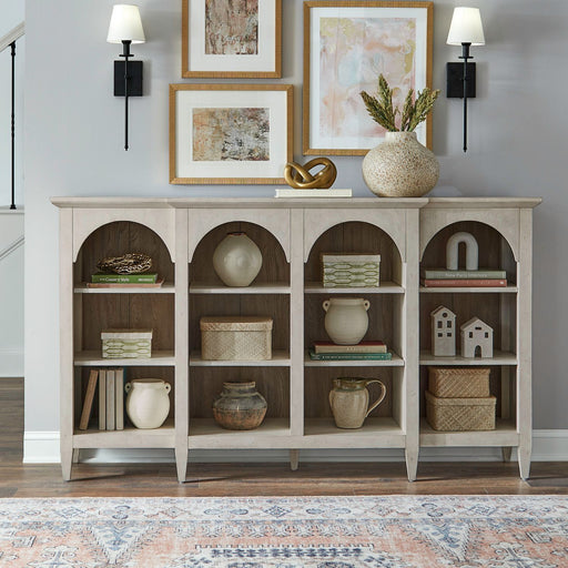 Pavilion - Breakfront Accent Cabinet - Natural – Accent Cabinets by Liberty Furniture at Furniture Wholesale Plus , Nashville furniture store