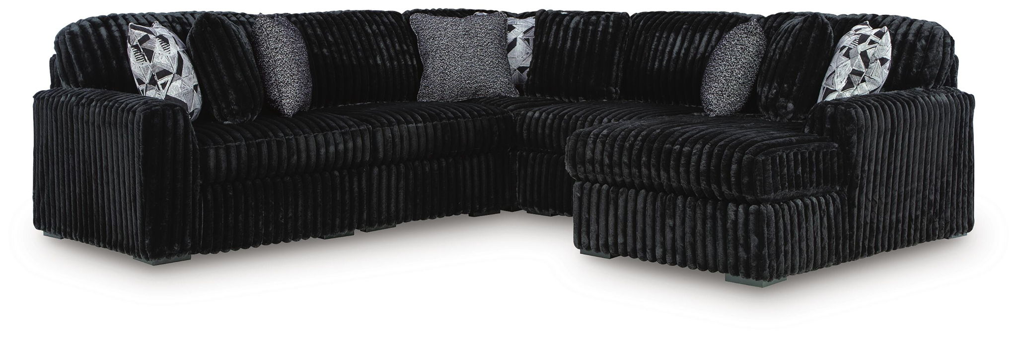 Midnight-Madness - Sectional – Stationary Sectionals by Signature Design by Ashley® at Furniture Wholesale Plus , Nashville furniture store